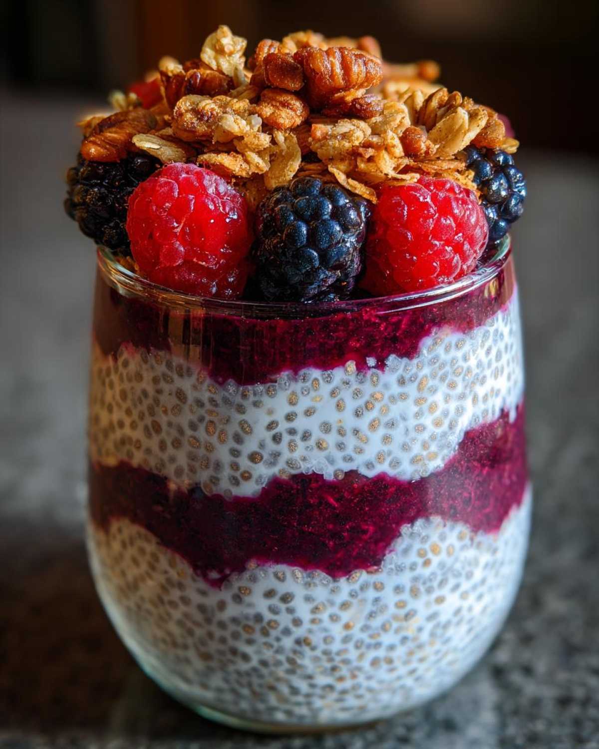 Overnight Chia Pudding Parfait - detail 3