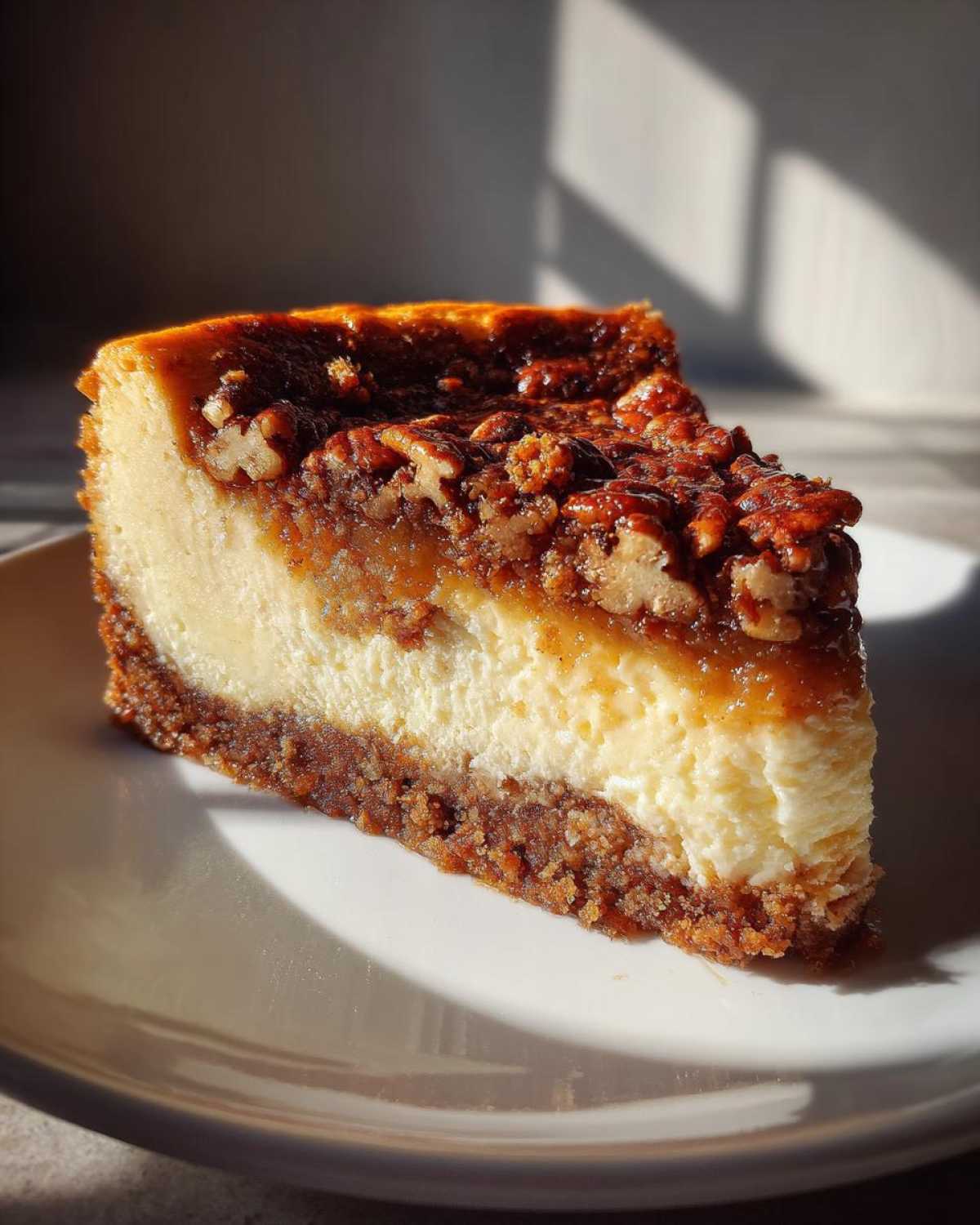 Pecan Pie Cheesecake - detail 3