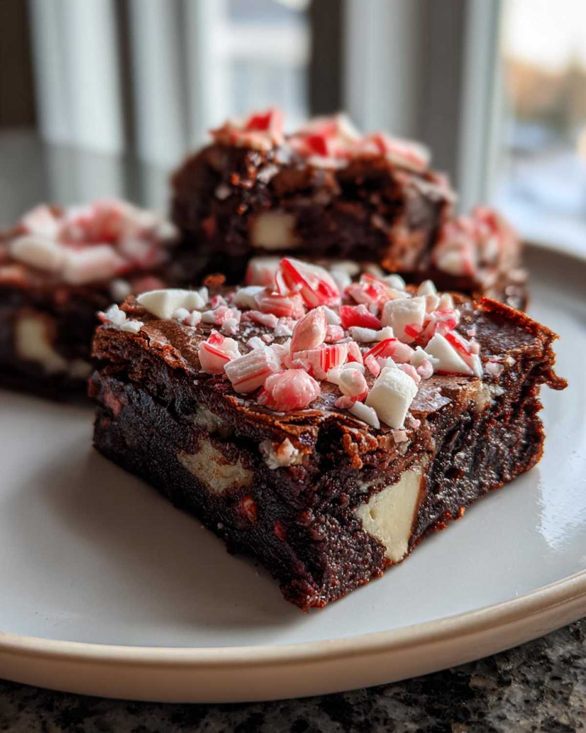 Peppermint Bark Brownies - detail 3
