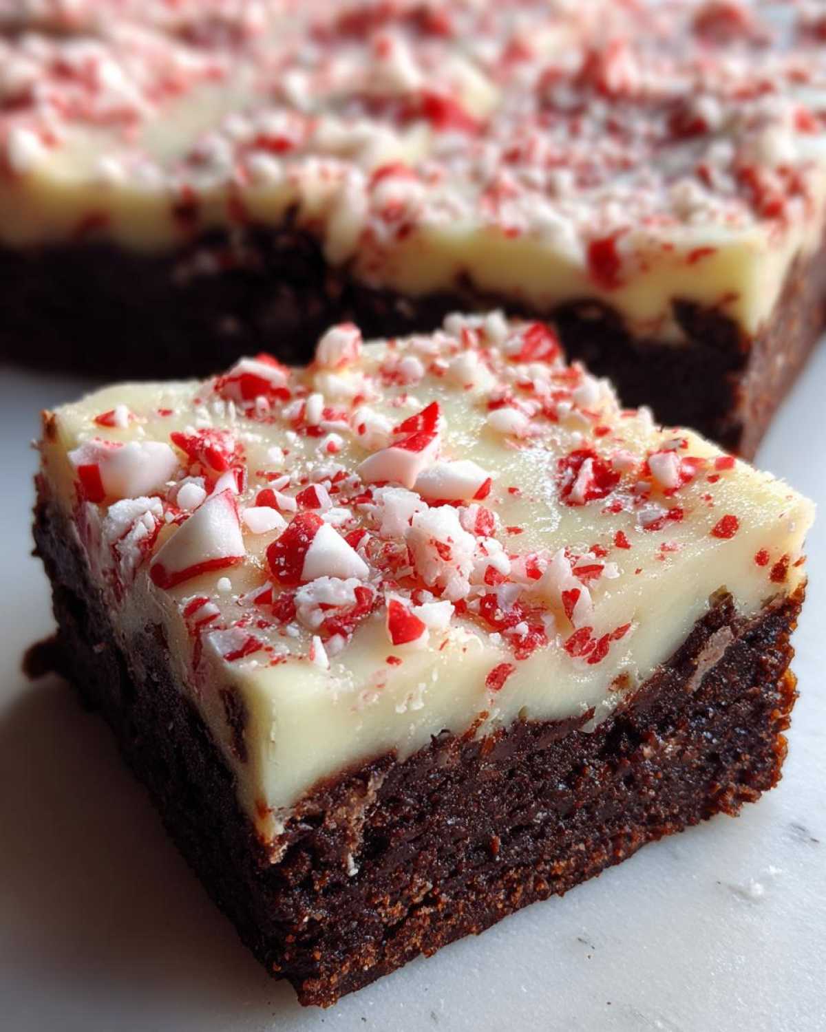 Peppermint Bark Brownies - detail 2