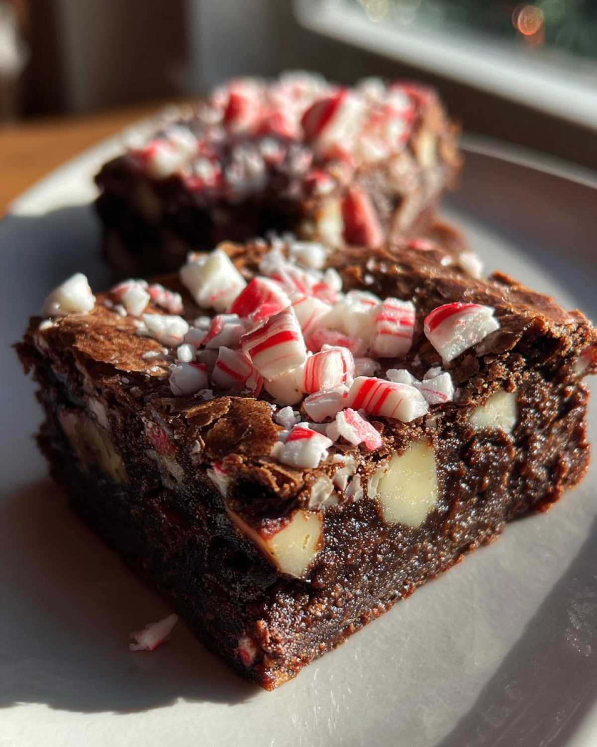 Peppermint Bark Brownies - detail 4