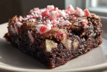 Peppermint Bark Brownies