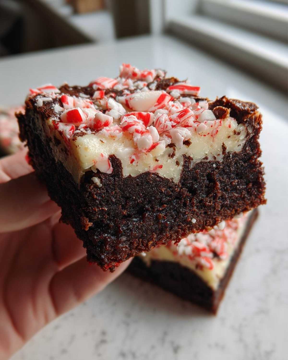 Peppermint Bark Brownies - detail 4