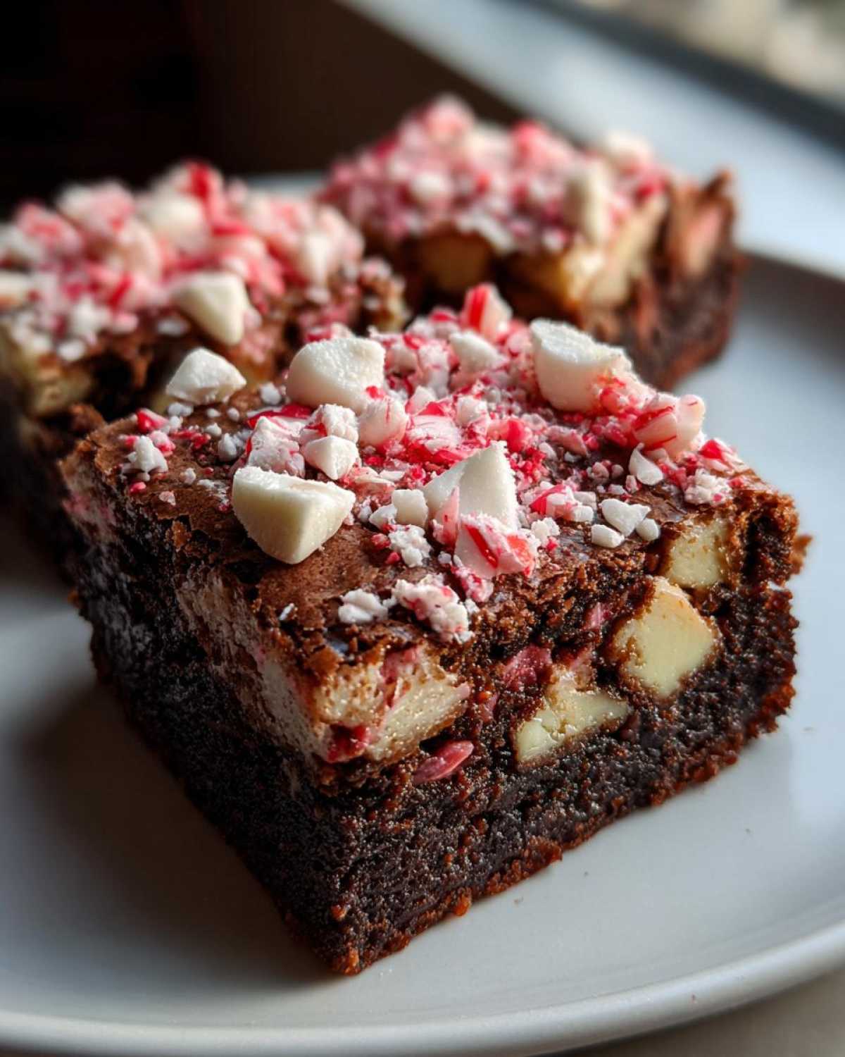 Peppermint Bark Brownies - detail 2