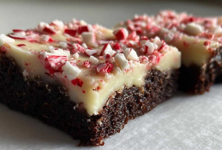Peppermint Bark Brownies