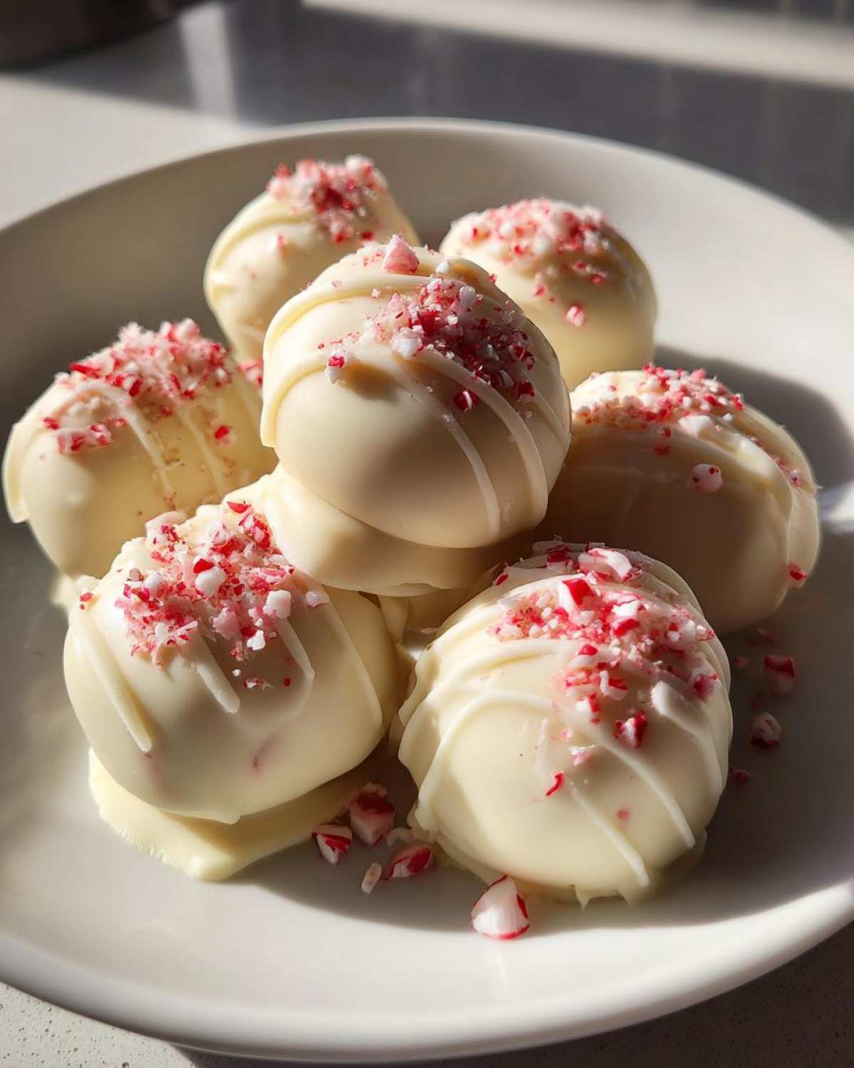 Peppermint Oreo Truffles - detail 3