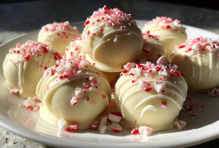 Peppermint Oreo Truffles