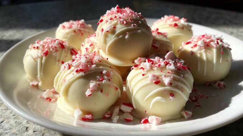 Peppermint Oreo Truffles