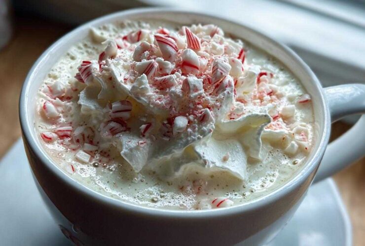 Peppermint White Hot Chocolate