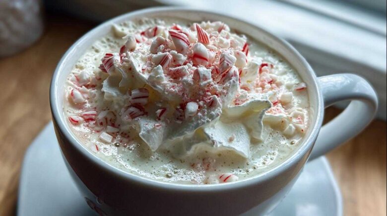 Peppermint White Hot Chocolate