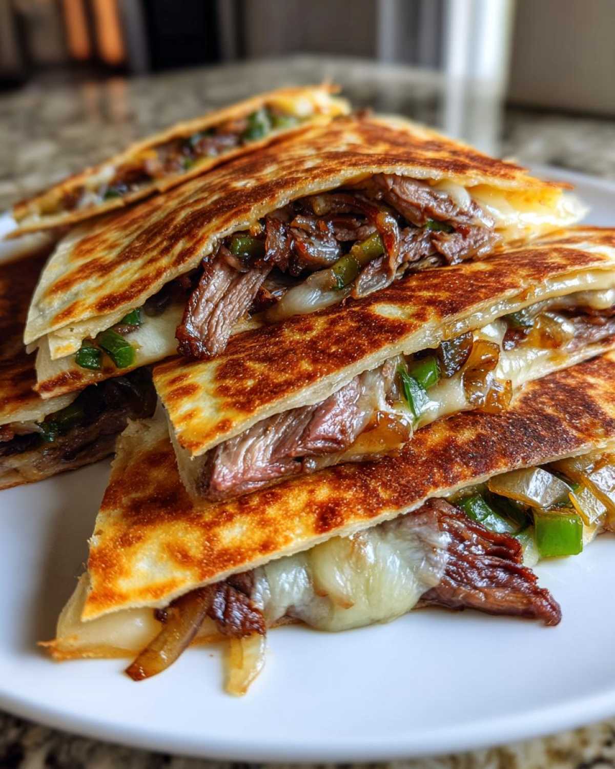 Philly Cheesesteak Quesadilla - detail 2