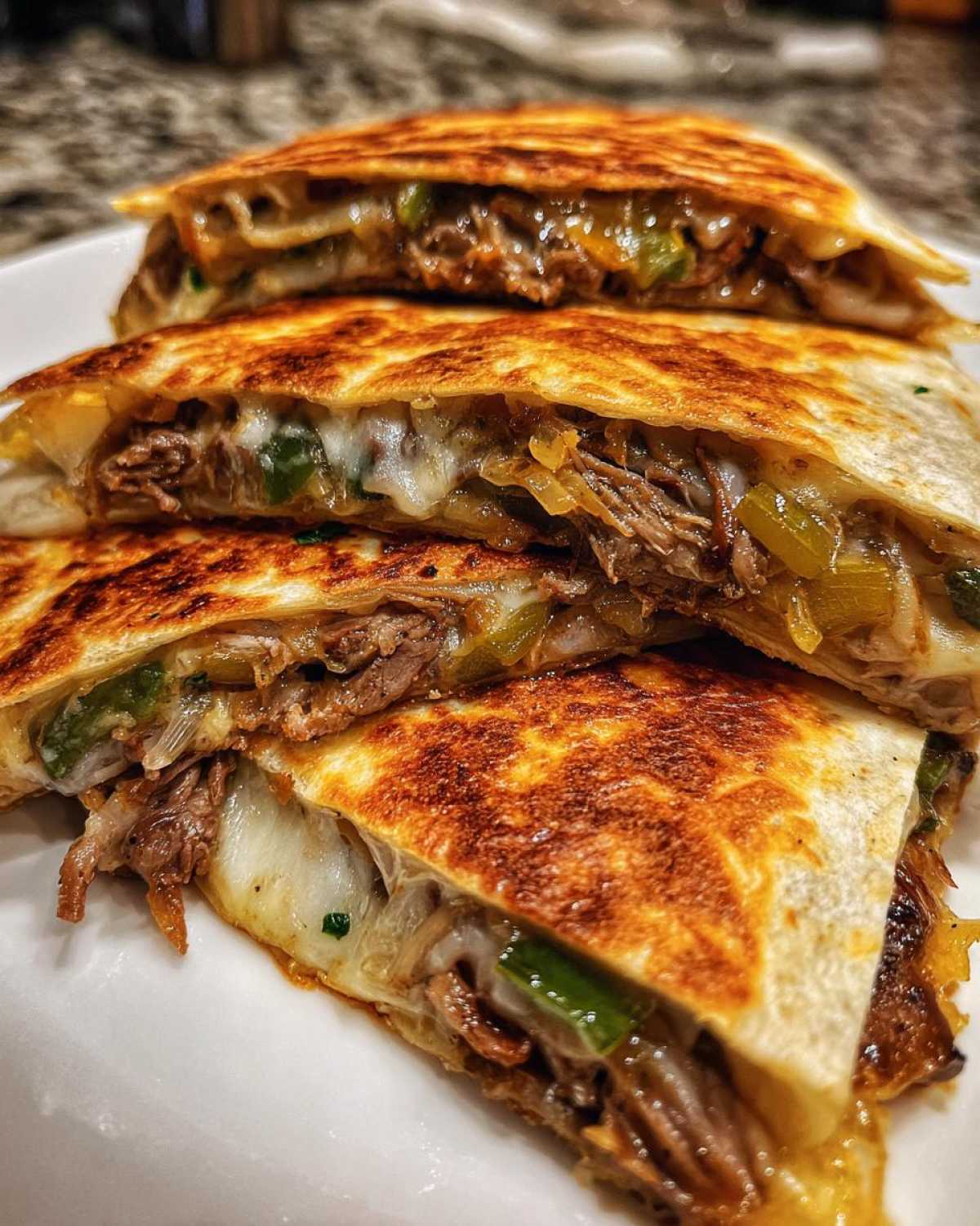 Philly Cheesesteak Quesadilla - detail 4