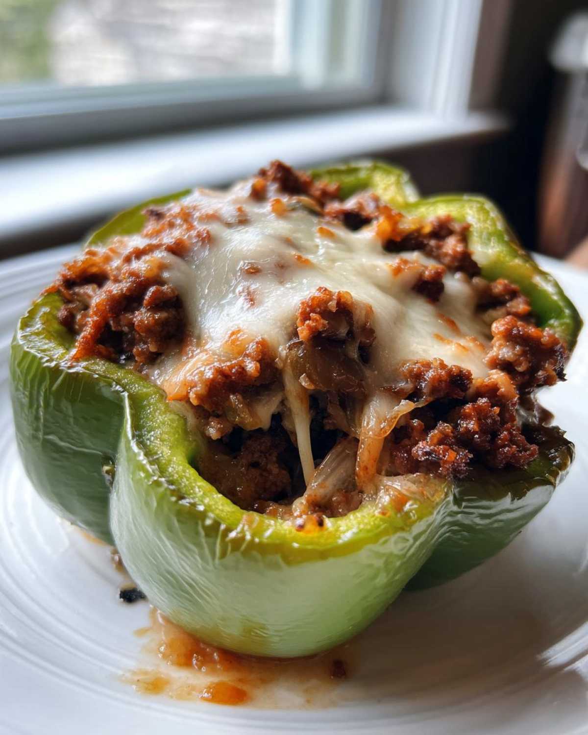 Philly Cheesesteak Stuffed Peppers - detail 2