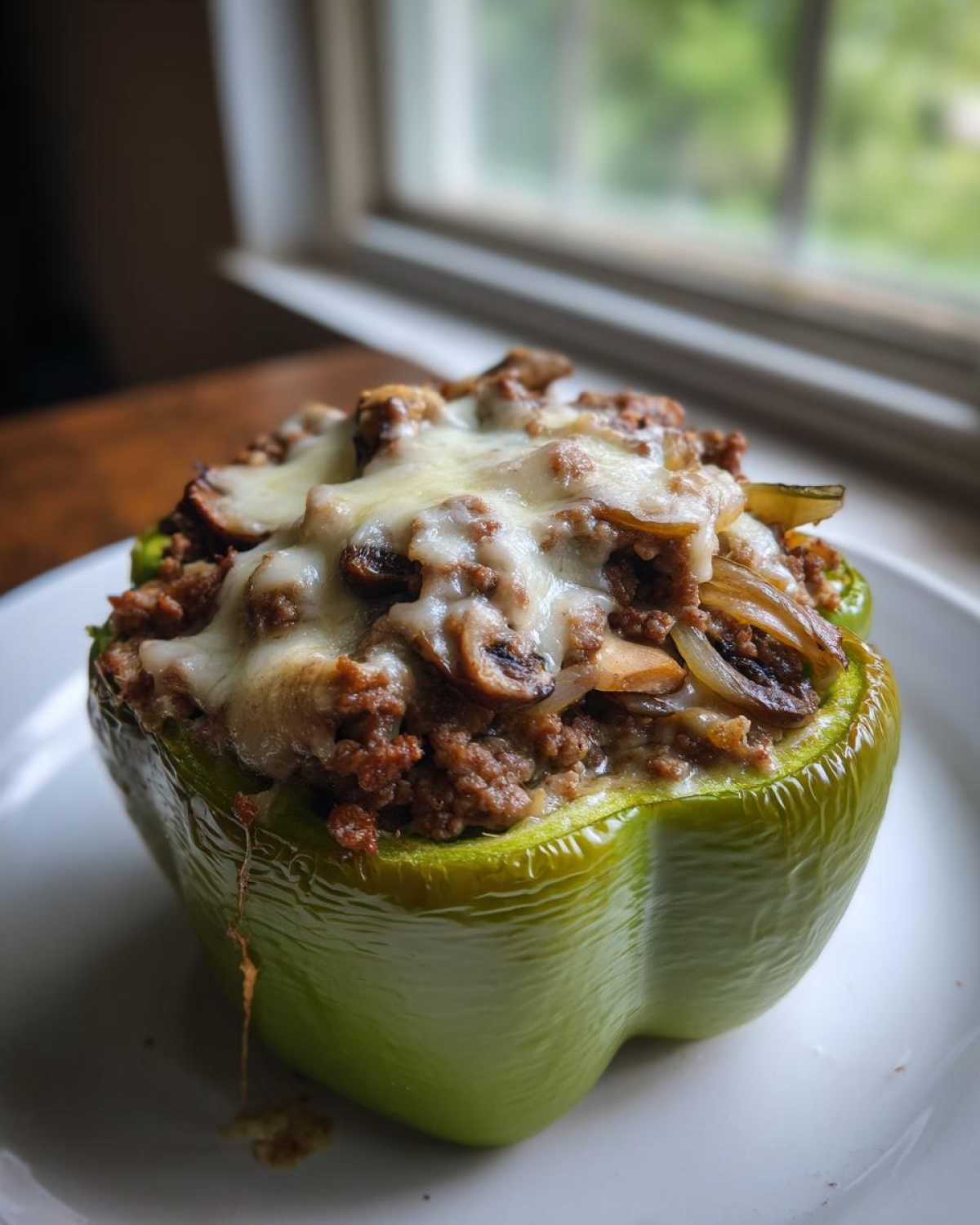 Philly Cheesesteak Stuffed Peppers - detail 3