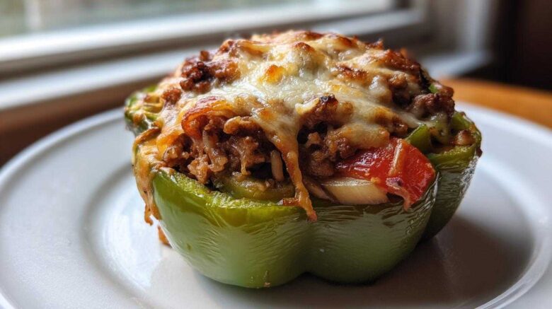 Philly Cheesesteak Stuffed Peppers