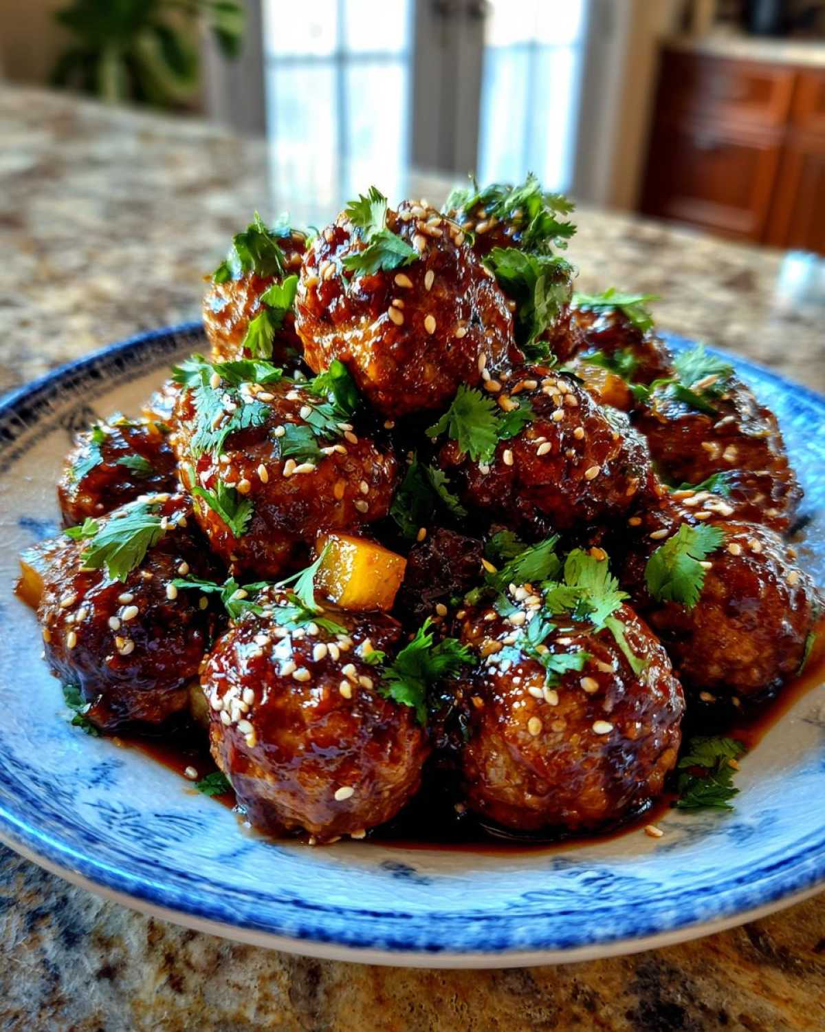 Pineapple Teriyaki Meatballs - detail 1