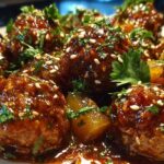 Pineapple Teriyaki Meatballs