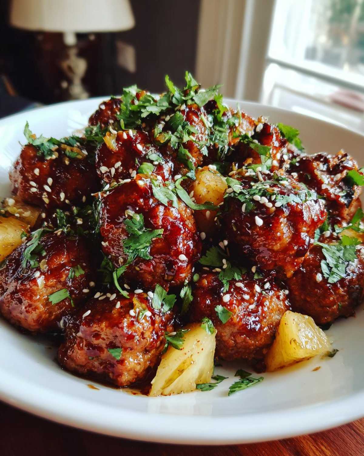 Pineapple Teriyaki Meatballs - detail 4