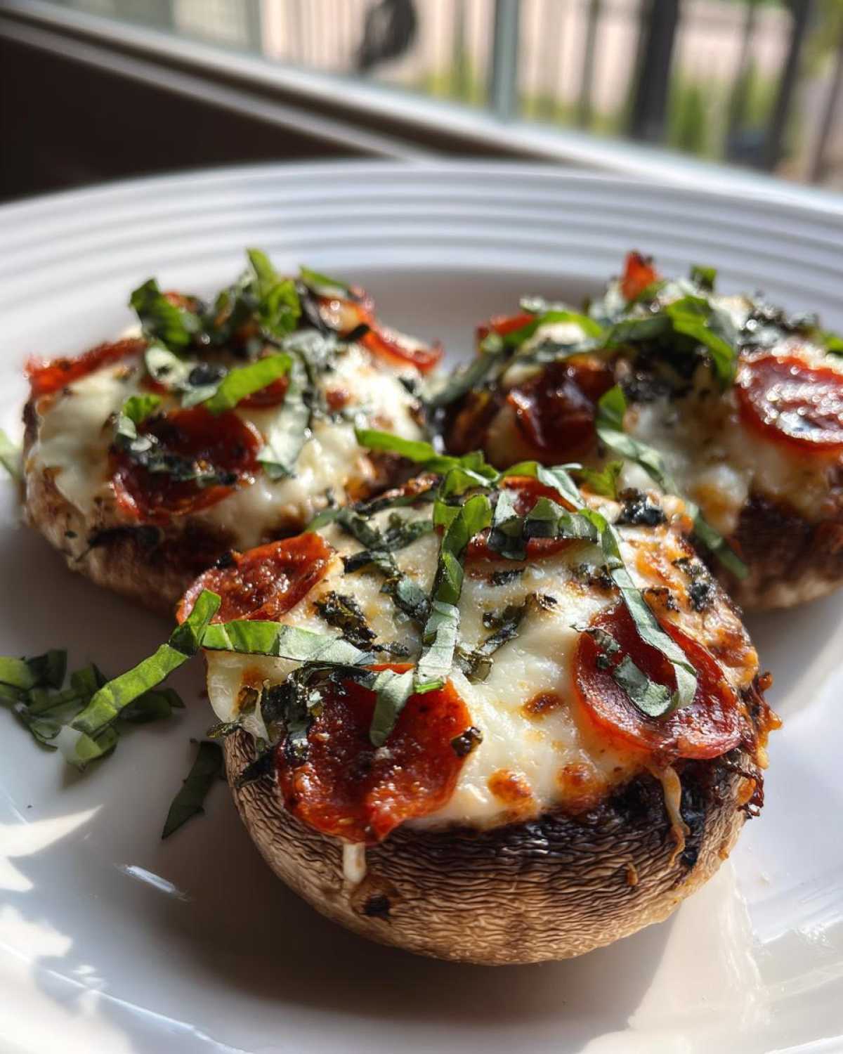 Pizza Stuffed Mushrooms - detail 2