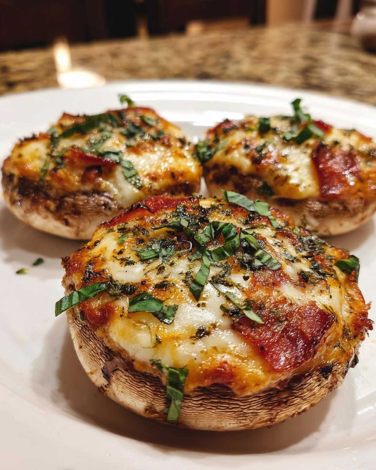 Pizza Stuffed Mushrooms - detail 3
