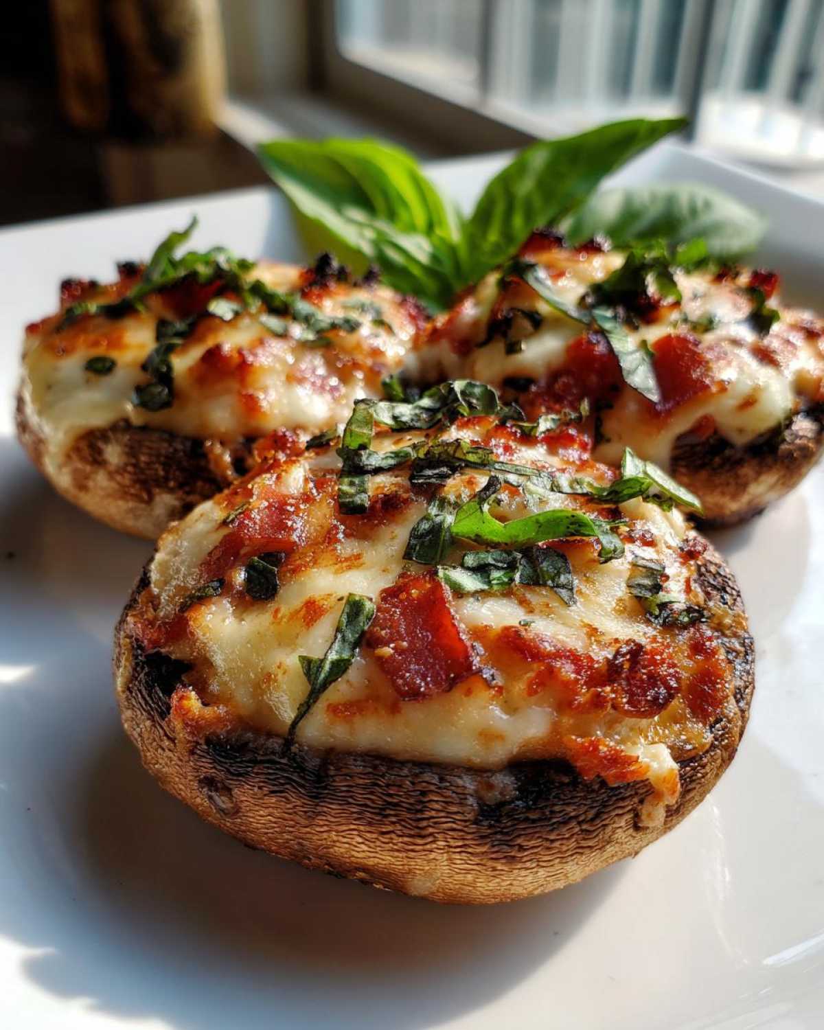 Pizza Stuffed Mushrooms - detail 4