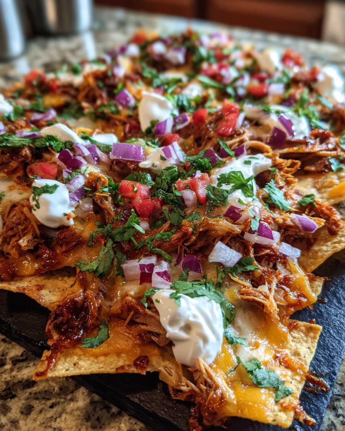 Pulled Pork Nachos - detail 1