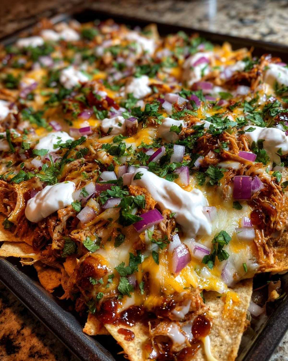 Pulled Pork Nachos - detail 3