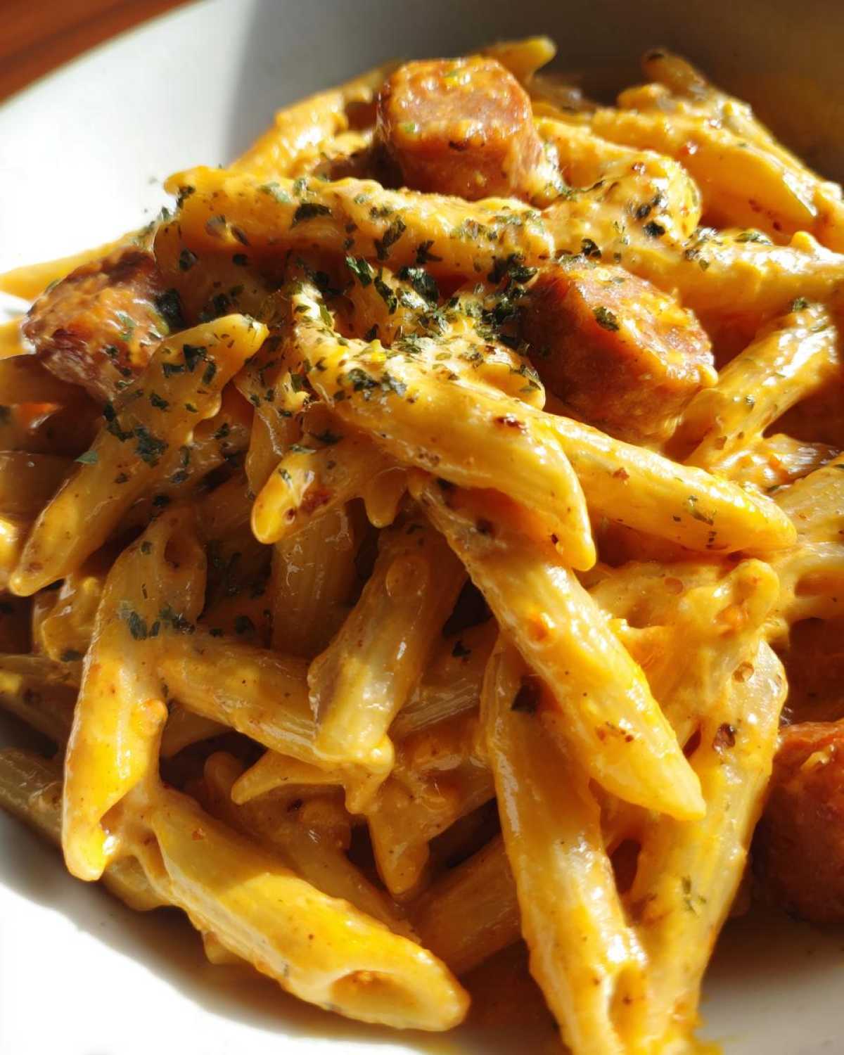 Pumpkin Alfredo Pasta - detail 4