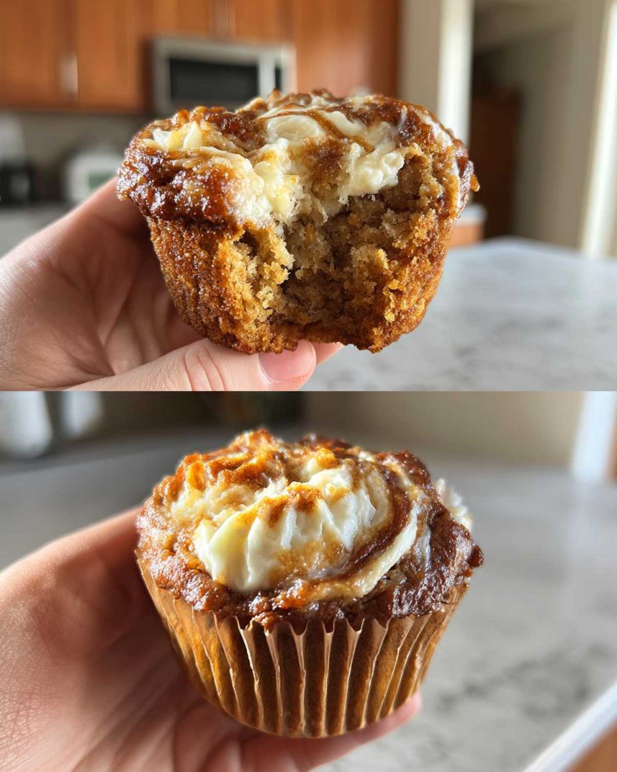 Pumpkin Cream Cheese Swirl Muffins - detail 1