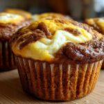 Pumpkin Cream Cheese Swirl Muffins