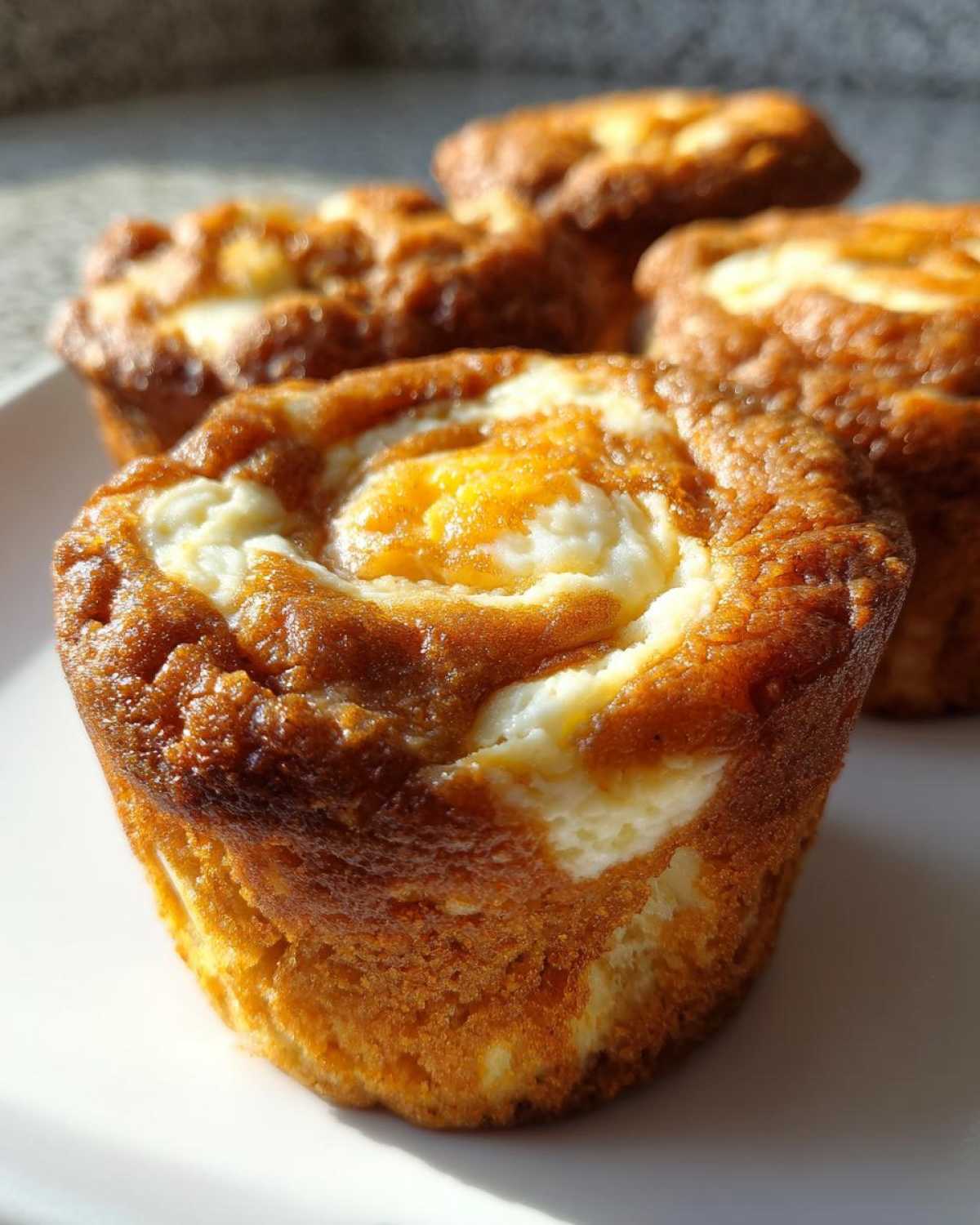 Pumpkin Cream Cheese Swirl Muffins - detail 3