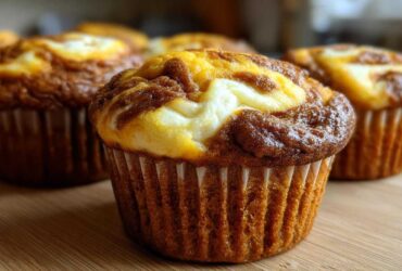 Pumpkin Cream Cheese Swirl Muffins