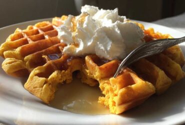 Pumpkin Spice Waffles