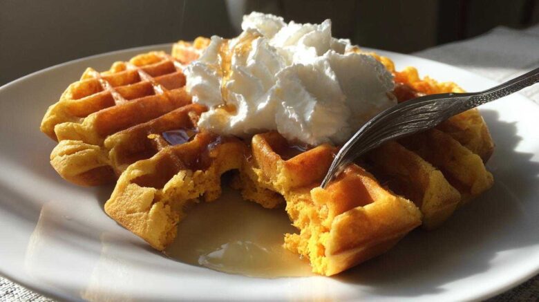 Pumpkin Spice Waffles