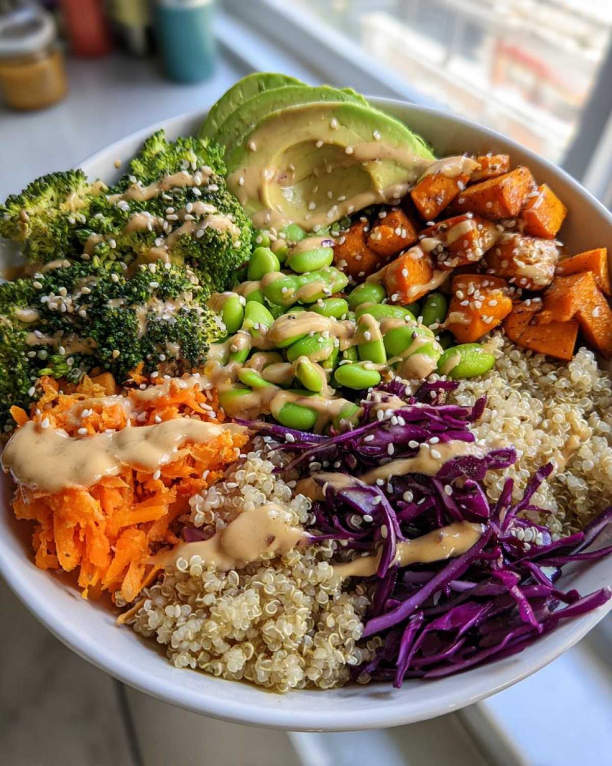 Rainbow Buddha Bowl - detail 2