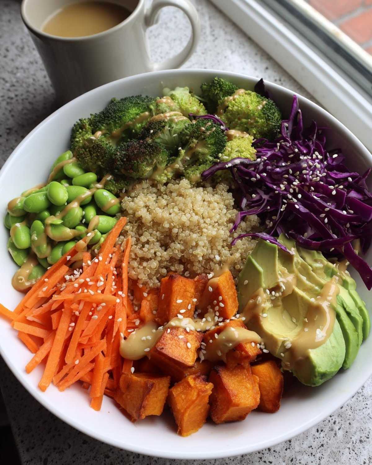 Rainbow Buddha Bowl - detail 3