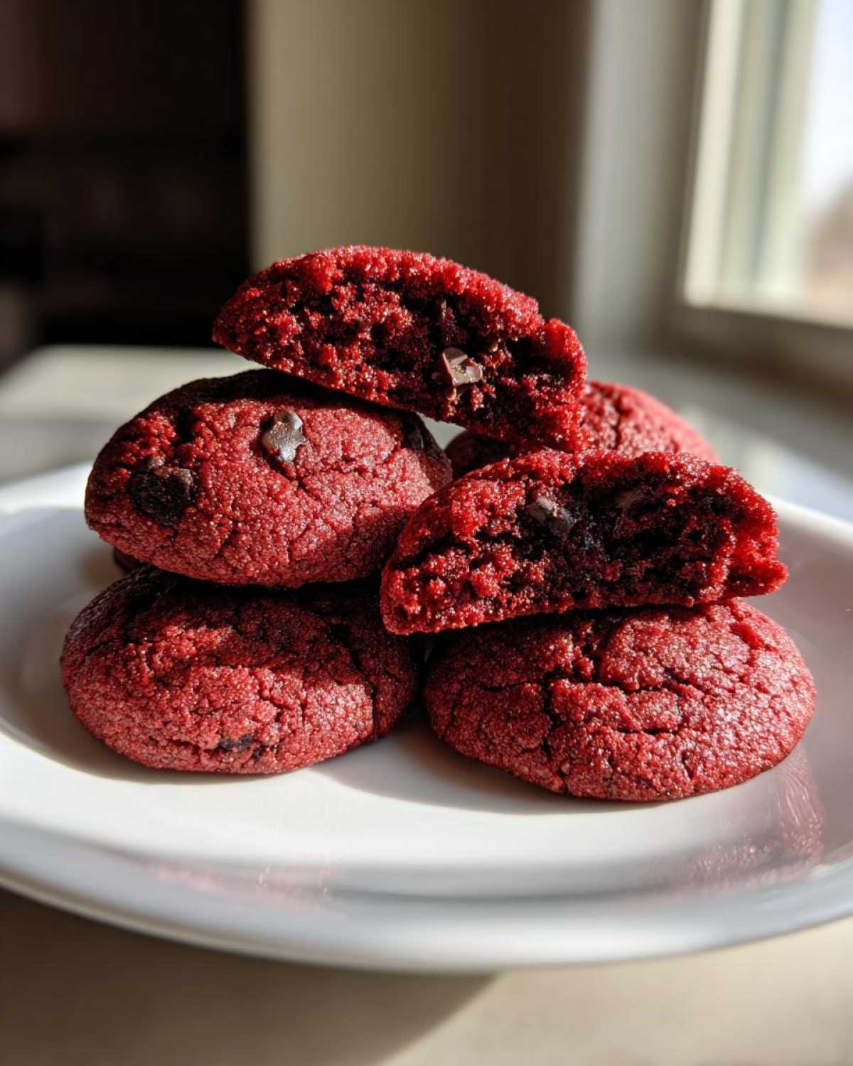 Red Velvet Cake Mix Cookies - detail 4