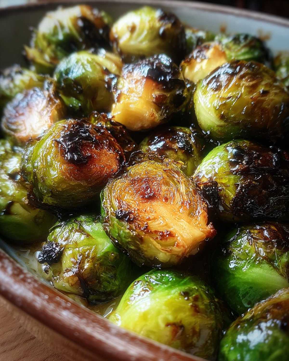 Roasted Brussels Sprouts with Balsamic Glaze - detail 3
