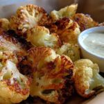 Roasted Cauliflower with Garlic Aioli