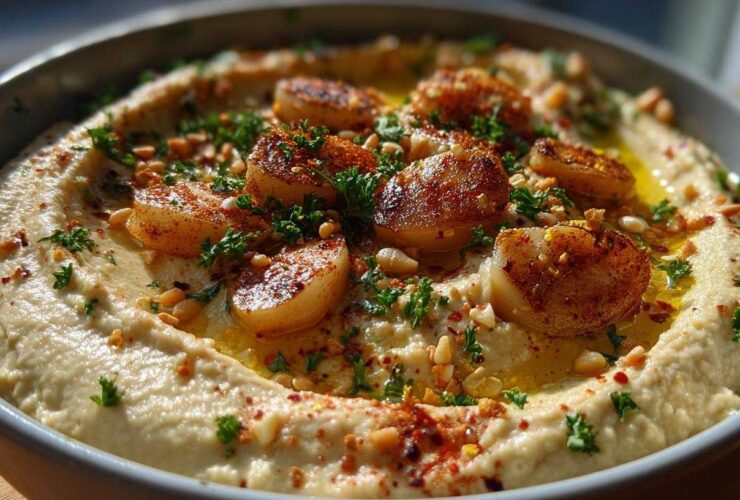 Roasted Garlic White Bean Dip