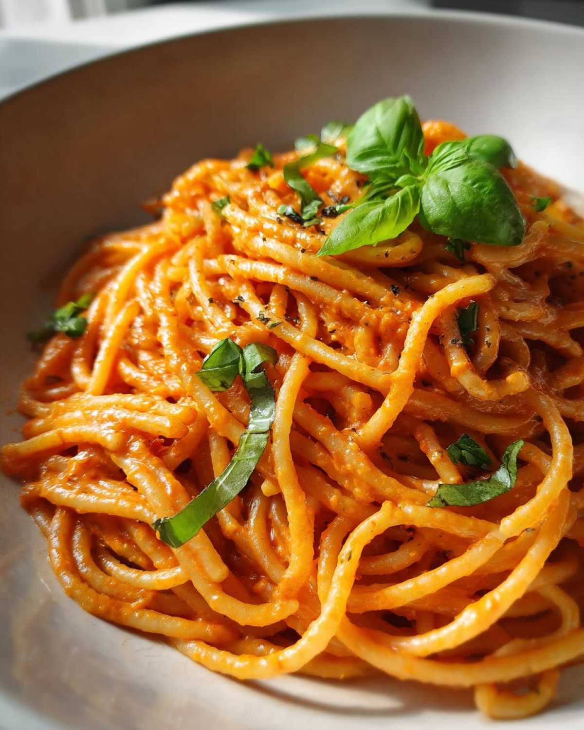 Roasted Red Pepper Pasta - detail 3