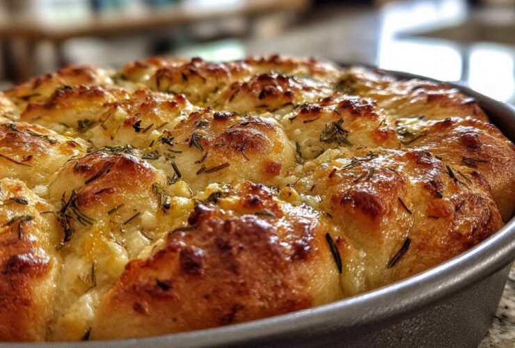 Rosemary Garlic Pull-Apart Rolls