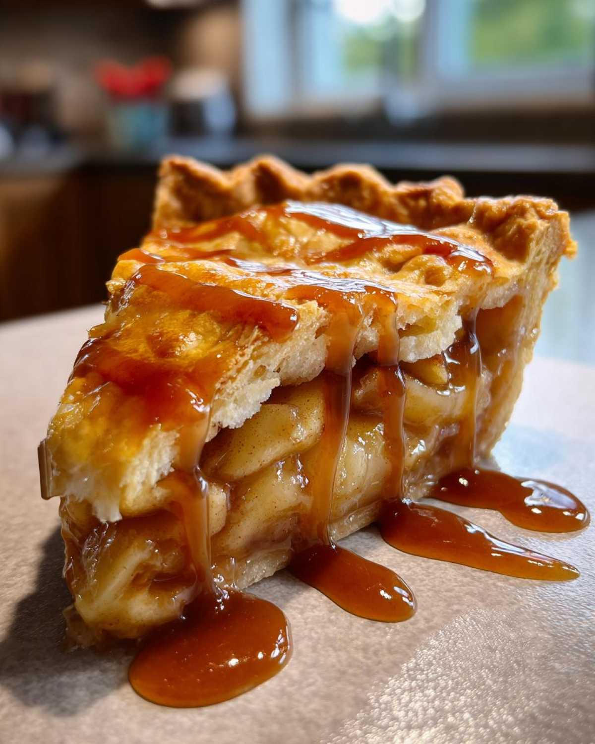 Salted Caramel Apple Pie - detail 2