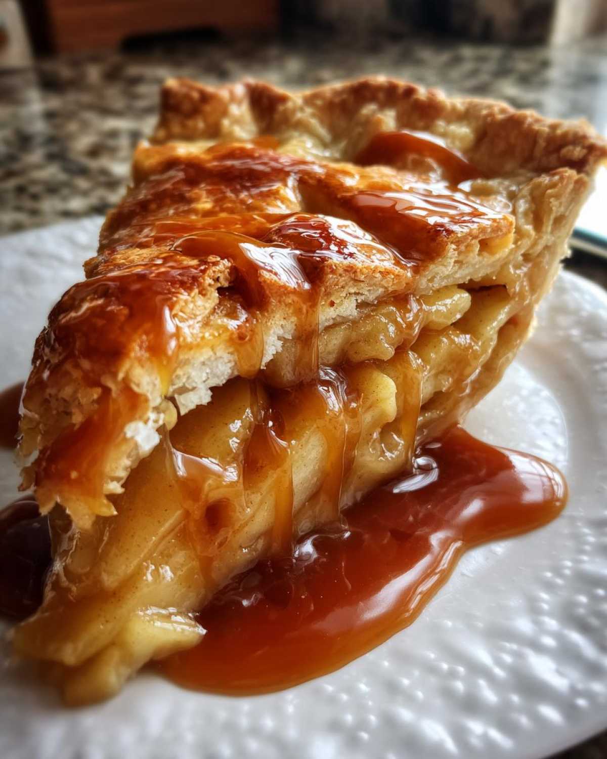Salted Caramel Apple Pie - detail 3
