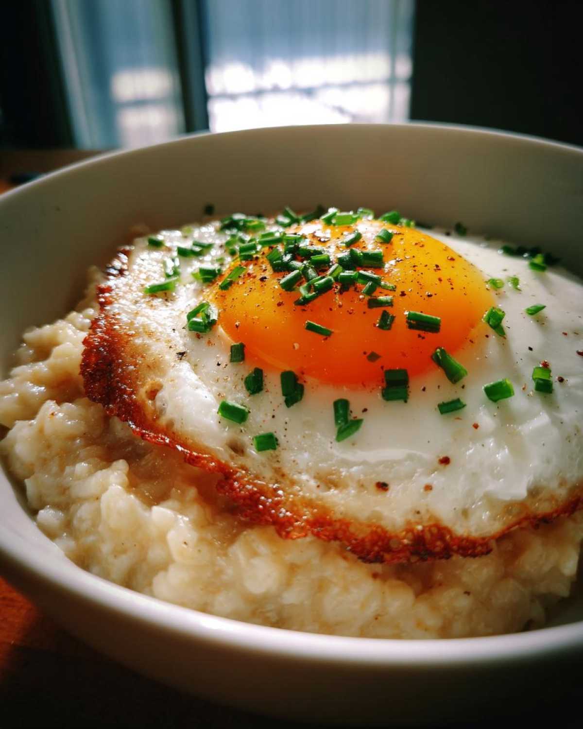 Savory Oatmeal with Fried Egg - detail 3