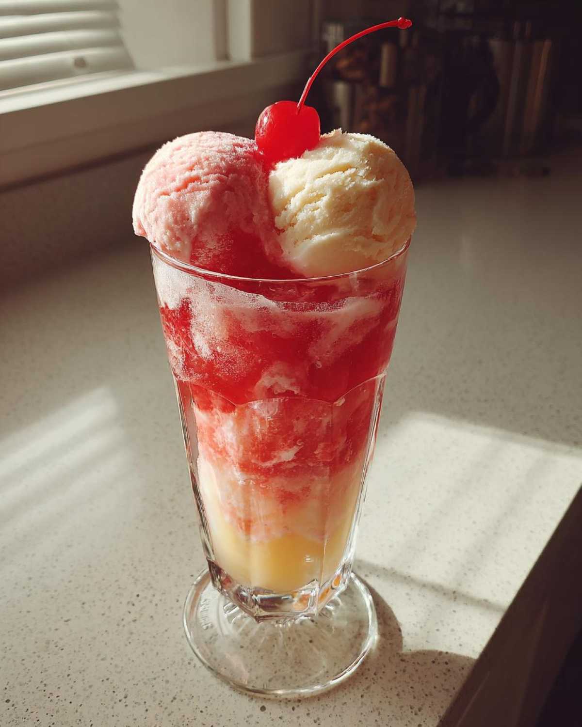 Shirley Temple Ice Cream Float - detail 1