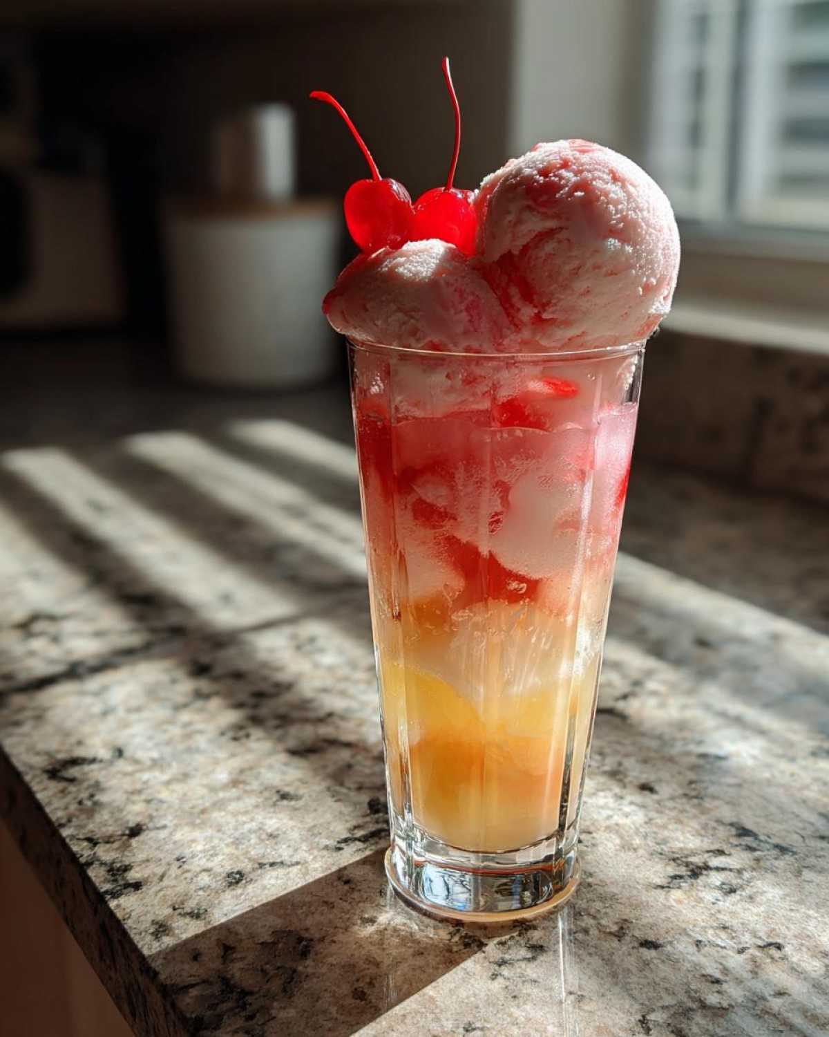 Shirley Temple Ice Cream Float - detail 2