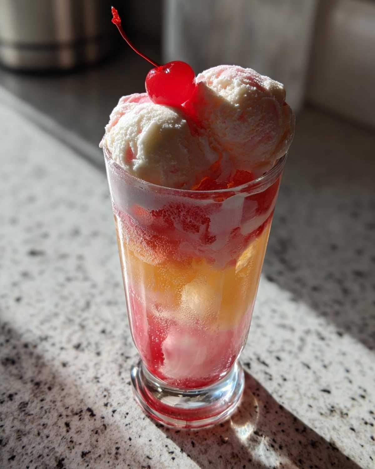 Shirley Temple Ice Cream Float - detail 3
