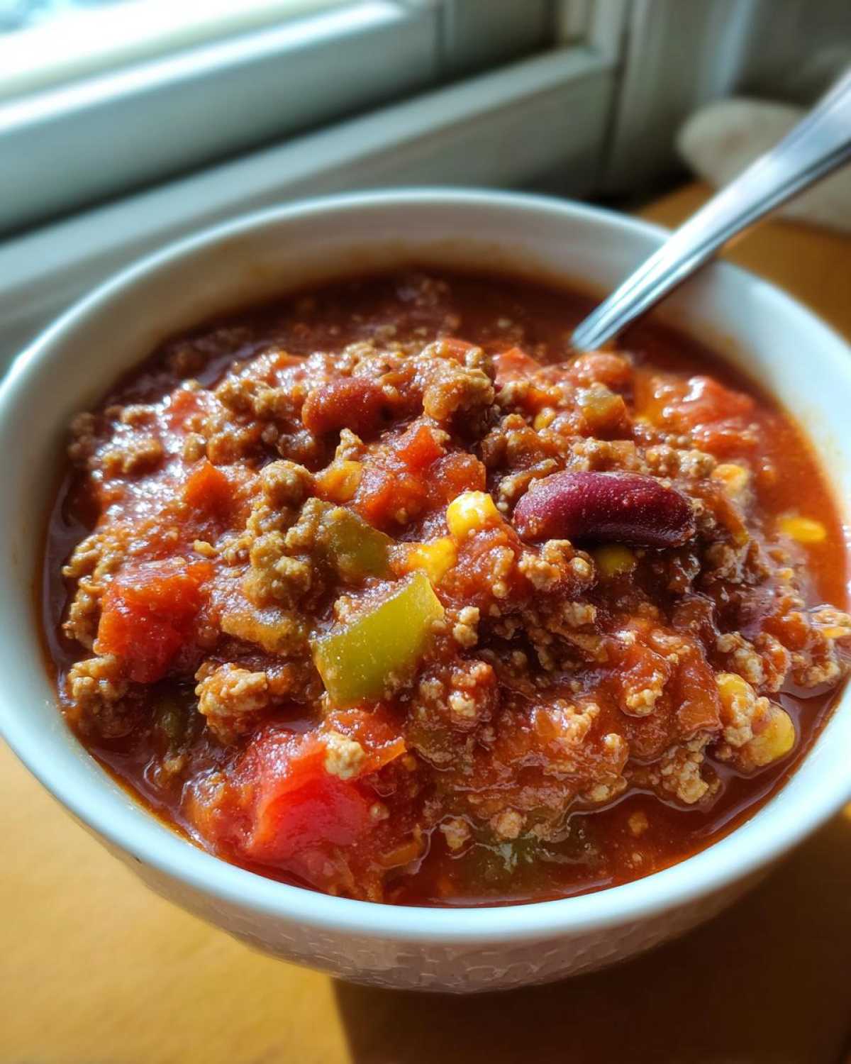 Slow Cooker Turkey Chili - detail 2