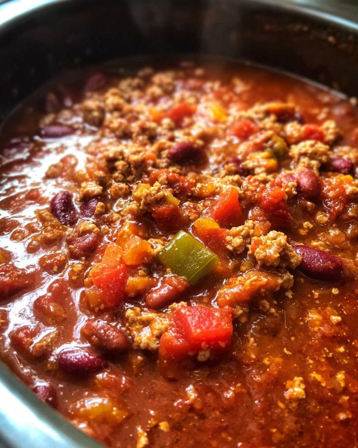 Slow Cooker Turkey Chili - detail 4